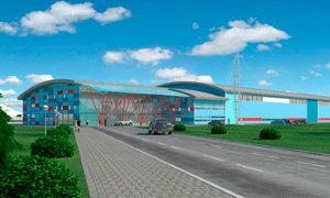 Центр деловой авиации с пассажирским терминалом и авиационным ангаром в Остафьево